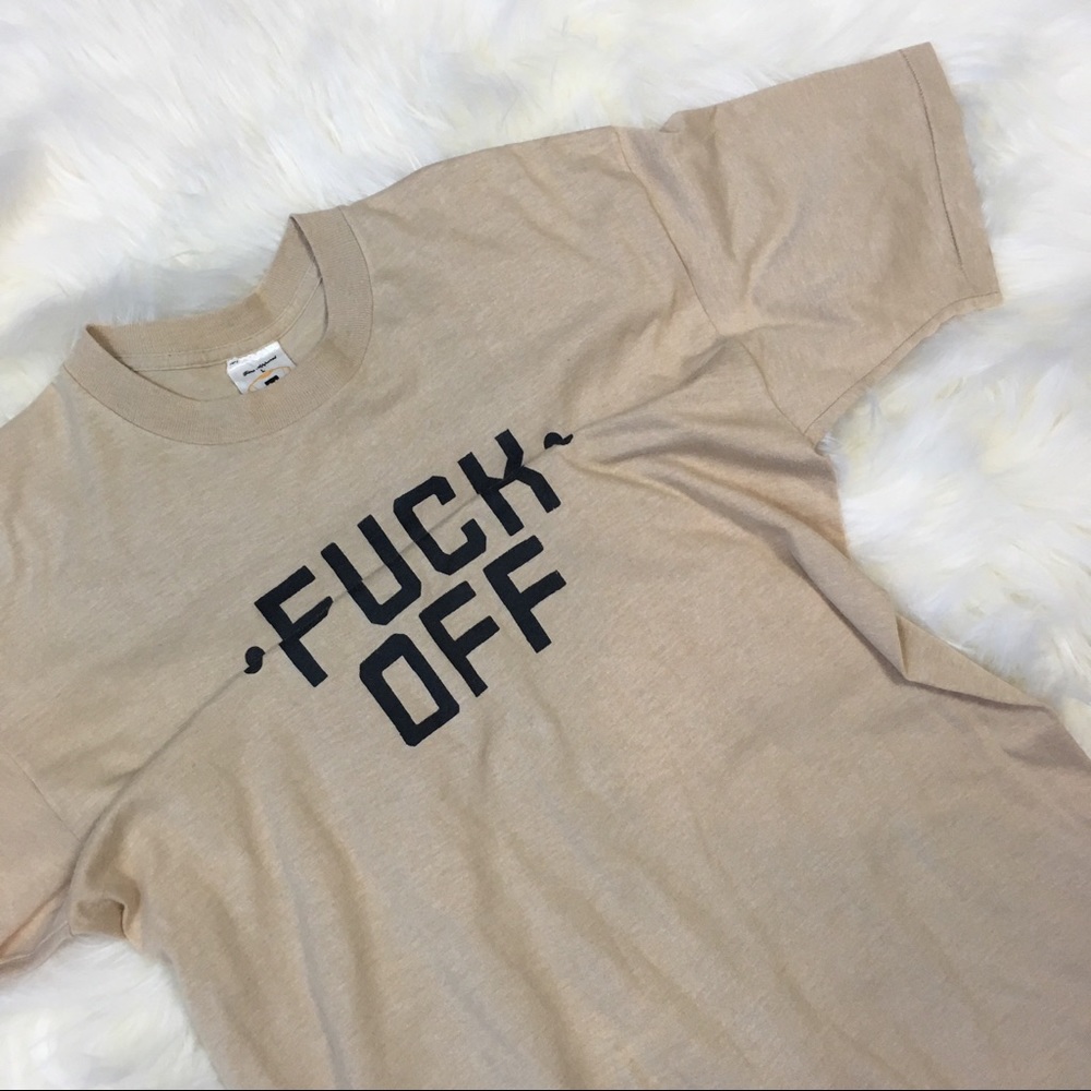 Vintage 80s Secret Message “Fuck Off” Tee